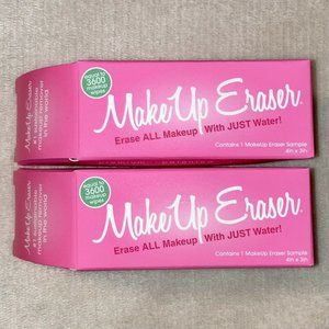 2 Pink MakeUp Eraser Mini Bundle  NEW IN BOX